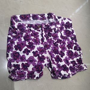 Printed Shorts Never Used