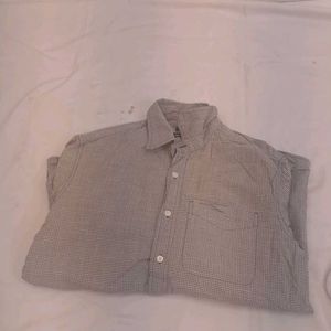 Cotton Shirt Grey Color