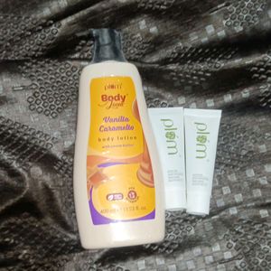 Vanilla Caramello Body Lotion And Face Wash