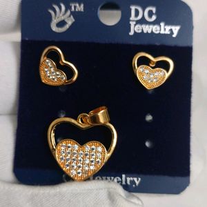 DC Brand Hear Shape Pendant Set