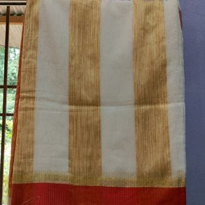 Bengali Laal Par Saree