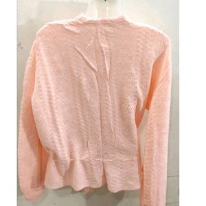 Peach Colour Sweater