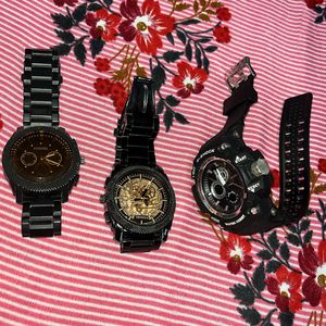 Combo Of 3 Trendy Mens Watch