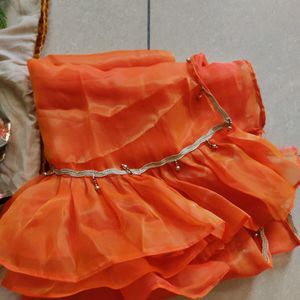 Beautiful Orange Lehenga