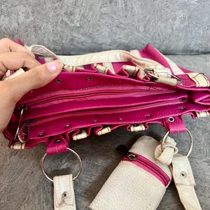 Combo Of 2-Pink Color Purses