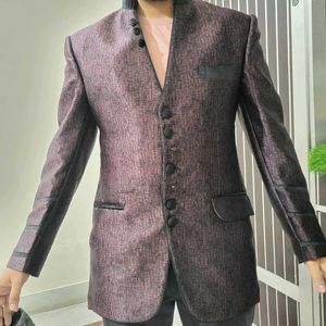 Wine Blazer for Boys/Thin Men | Chest 34.5 Inches