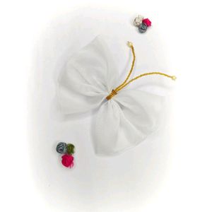 Organza Butterfly Hair Clips Combo Of 2