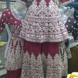 Elegant Sharara suit for women With Dupatta