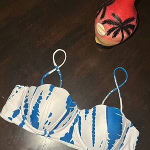 Blue Bikini Bralette