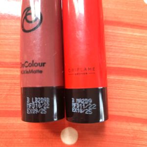 New 2 Pcs Lipstick