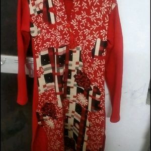 Woolen Kurti Plazzo Set