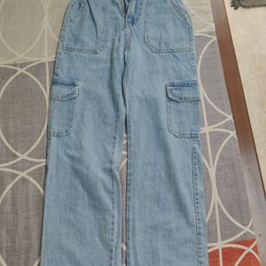 Blue Cargo Jeans