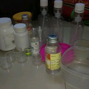 Small Plastic Empty Bottles DIY