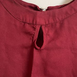 Maroon Stylish Top