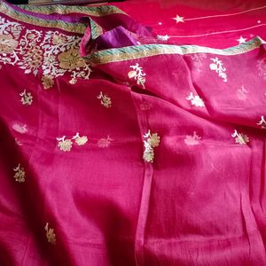 Maroon Brasso Saree