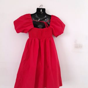 Red Casual Dress (Women's)