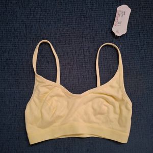 Light Yellow Sports Bra