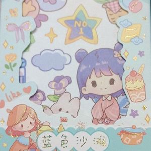 😍KAWAII 20 STICKER SHEETS 😍 (TEAL 🩵)