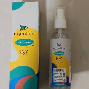 New Unused Aqualens Lens Cleaning Solution 100 ML