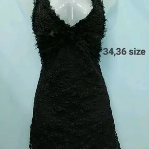 36 Size Black Hot Dress