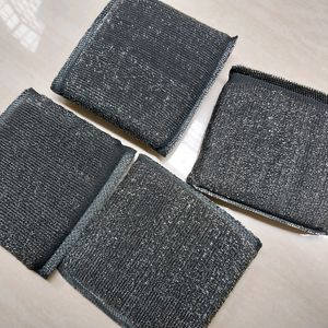 Black Sponge Scrubber, Pack of 4