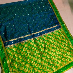 Pure Mysore Silk Gadwal Saree