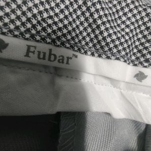 100% Premium GREY FUBAR Formal Men Pant