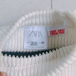 ZARA STRIPED KNIT SWEATER