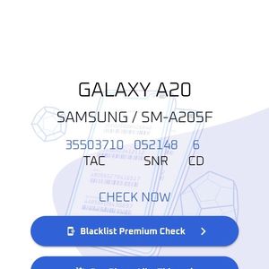 Samsung Galaxy A20