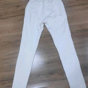 Off White Skinny Pants