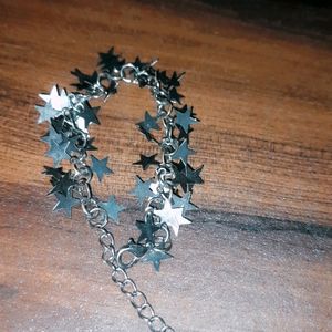 Oxidized Star Bracelet