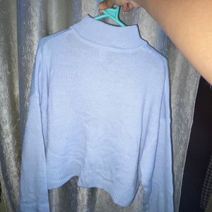 H&M Light Blue Jumper.