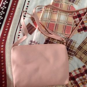 Peach Slingbag Stylish Print