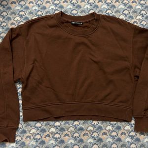 Zara Cropped Sweatshirt