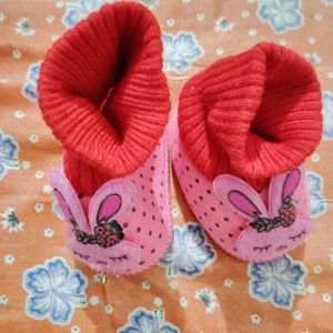 Rarely Used 2 Baby Shoes For Sale With A Cap