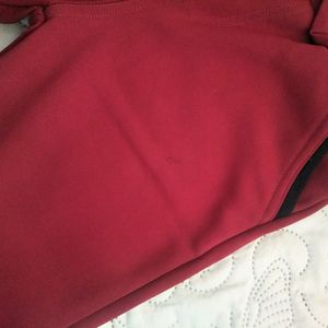 Maroon Pants With Fleece Inside