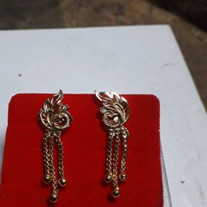 Gold Plated Earring For Sale