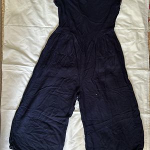 Girls Navy Blue Jumpsuit Size 4