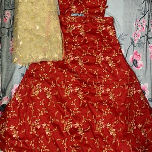 Red Chaniya Choli