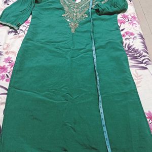 SALE!Kurta Set  Heavy Embroidery Front &Ba