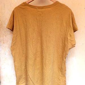 Max Neckline Designer Mustard Top (Women)