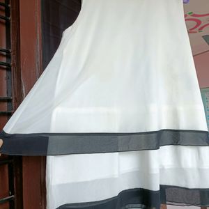 White Sleeveless Top For Women