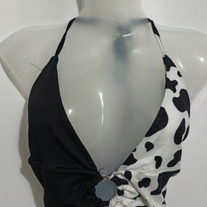 SHEIN SEXY BLACK N WHITE BRALLATE