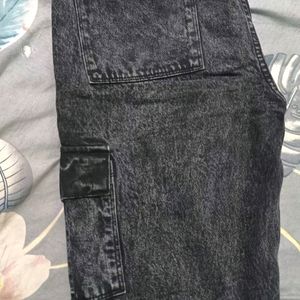 Black Shade Straight Jeans (6 Pocket)