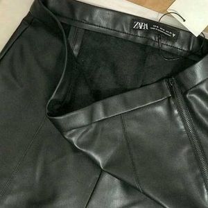 Zara Leather Pants - Premium Quality