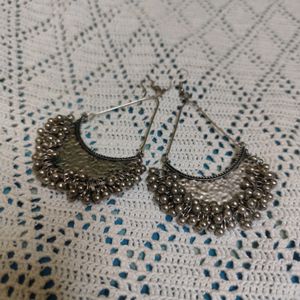 Oversized Textured Afghani Statement Danglers