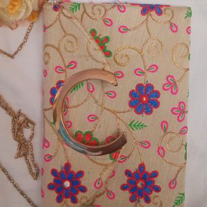 Hand Embroidery Clutch Bag, Unique Accessories!