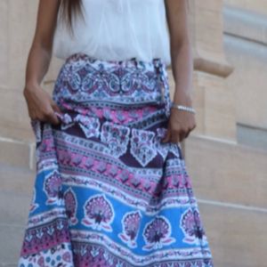 Beautiful Ethic Wear Skirt Adjustable Free Size