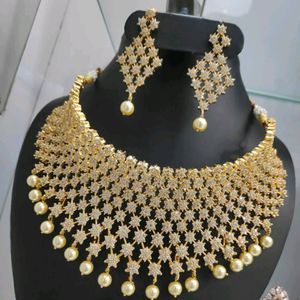 AD Gold Shade Stone Jewellery