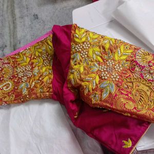 Kanchi Pattu Saree With Blouse